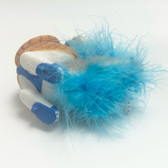 🍸🐈🩵💙Pavilion Gift Company - Long Island Iced Tabby Cat in Glass. - Picture 15 of 17